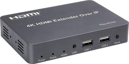 Premiumcord HDMI extender s USB na 150m over IP, bez zpoždění (PRC)