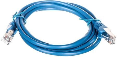 Kabel krosowy patchcord F/UTP kat.5e CCA niebieski 1,5m 95532 (40001178062)