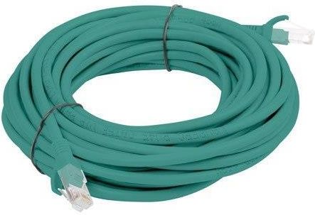 Kabel krosowy patchcord U/UTP kat.5e 5m zielony PCU5-10CC-0500-G (40001188376)