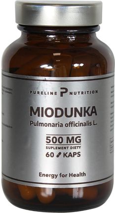 Pureline Nutrition Miodunka ekstrakt 500 mg  60 kaps