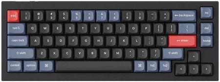 Klawiatura Keychron Q2 QMK Custom Mechanical Keyboard Carbon Black Gateron Phantom Blue mechaniczna (Q2C2)