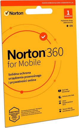 Norton 360 Mobile 1 - device - licencja na 6 mcy (21426916)