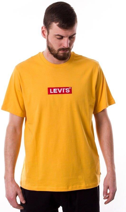 Levis Skateboarding Koszulka Męska Relaxed Graphic Box Tab Yellow 69978 0053 Ceny I Opinie 