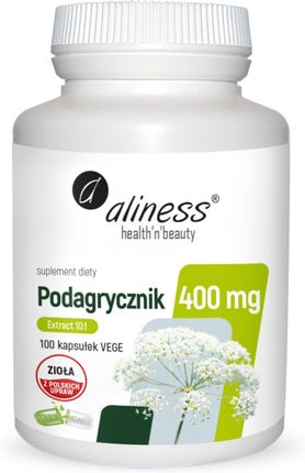 Medicaline Aliness - Podagrycznik (Aegopodium podagraria L.) ekstrakt 10:1 400mg, 100kaps.