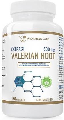 Best Strore PROGRESS LABS Valerian Root 500 mg 60kaps.