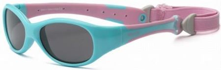 Okulary Przeciwsłoneczne Real Shades Explorer - Aqua and Pink 0+