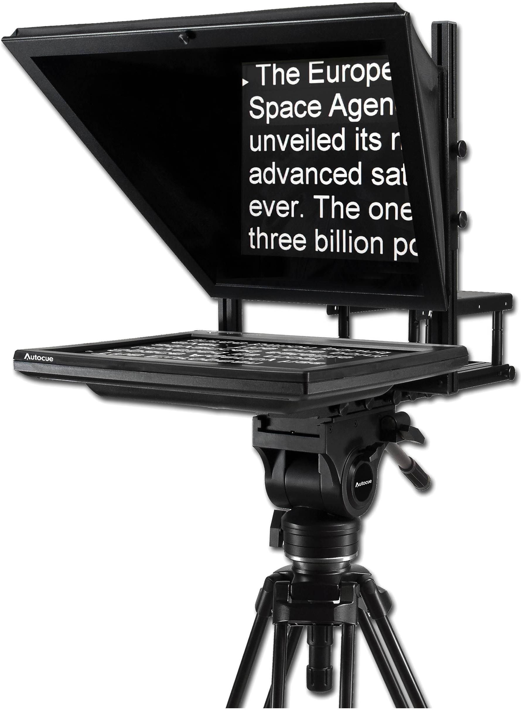 Autocue Starter Series 17 Teleprompter Package & QStart (OCU-SSP17 ...