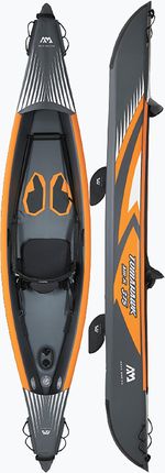 Aqua Marina Tomahawk Air K 375 1 Person Dwf High End Kayak Double Action Pump Zip Backpack Airk375 Szary