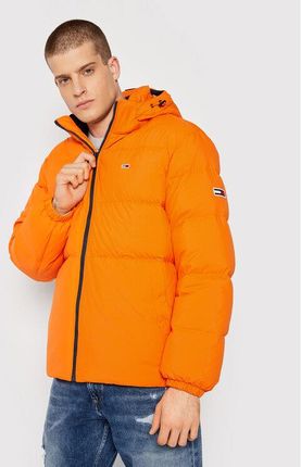 Tommy Jeans Kurtka puchowa Essential DM0DM12171 Pomarańczowy Regular Fit