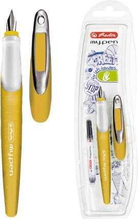Herlitz Pióro Wieczne My Pen Leworęczne Żółto Biał