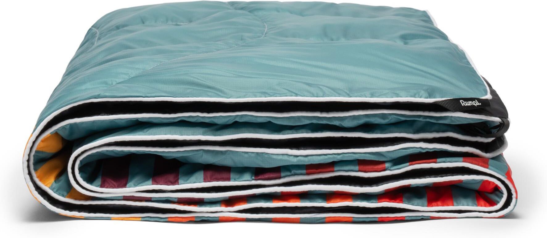 Rumpl Printed Nanoloft Puffy Blanket Travel Niebieski Kolorowy Ceny i