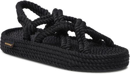 Espadryle BOHONOMAD - Bodrum Platform Sandal BOD.0020.PRS Black