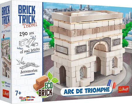 Trefl Brick Trick Travel buduj z cegły Łuk Triumfalny 290el. 61551