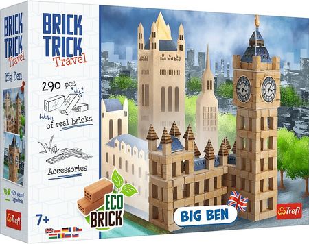 Trefl Brick Trick Travel buduj z cegły Big Ben 290el. 61552
