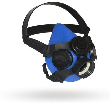 Maska przeciwgazowa MASKPOL MP 21/1 silikonowa półmaska - czarna MP.2101SIL-CZ ®