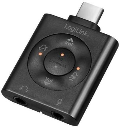 Logilink Adapter Audio Usb-C/M Do 2Xjack 3.5Mm 7.1 (Ua0365)