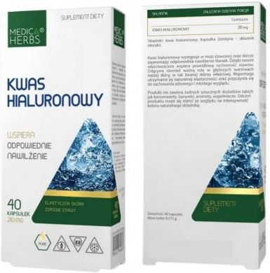 Medica Herbs Kwas hialuronowy 210mg 40kaps.