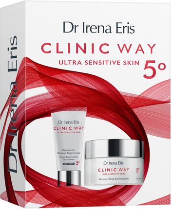 Dr Irena Eris Clinic Way Stopień 5º, Dermokrem Wypełniający Zmarszczki - 50 ml + Dermokrem Globalnie Regenerujący - 25 ml