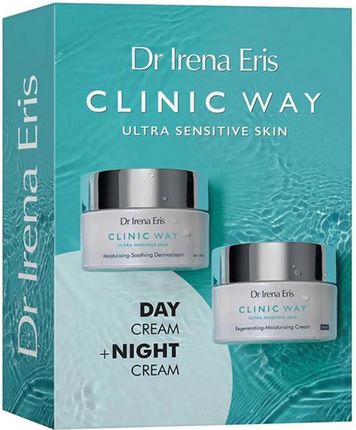 Dr Irena Eris Clinic Way Zestaw Nawilżenie Krem Na Dzień SPF20 50ml + Krem Na Noc 50ml
