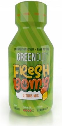 Green Out Fresh Bomb Citrus Mix Strong CBD Shot 100 ml