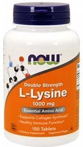 NOW Foods L-Lysine 500mg 100 kaps.