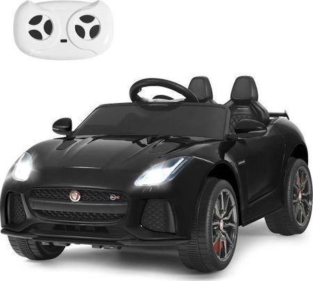 Costway Elektryczny Samochód Dla Dzieci Jaguar F Type Svr Czarny