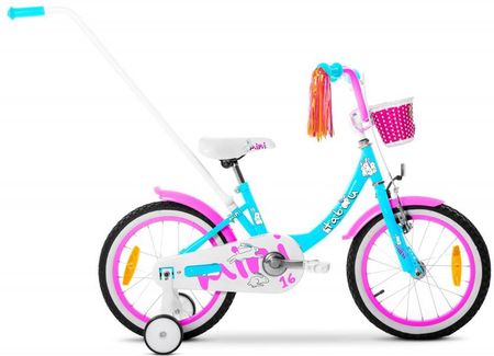 Tabou Rower Dziecięcy Mini Alu 16 2022 Kolor Niebieski Różowy
