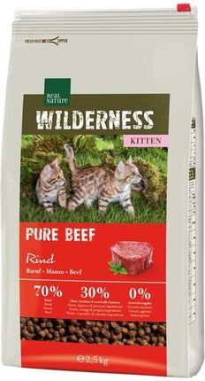 Real Nature Wilderness Pure Beef Kitten 2,5Kg