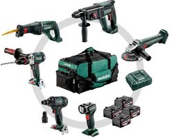 Zdjęcie Metabo Zestaw  Combo - klasa 18 V Combo Set Construction 6.1 - 4 akumulatory Li-Power 18V/4.0Ah - Kisielice