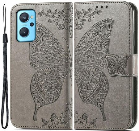 Etui do Realme 9i, Wallet Butterfly Case z klapką
