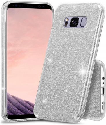 Etui do Samsung Galaxy S8, Glitter Case, Brokat