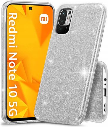 Etui do Redmi Note 10 5G, Glitter Case, Brokat