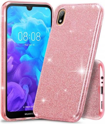 Etui do Huawei Y5 2019, Glitter Case, Brokat