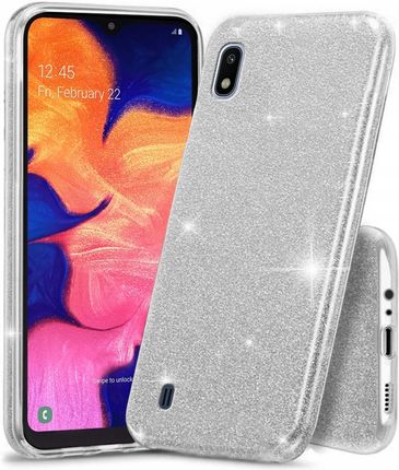 Etui do Samsung Galaxy A10, Glitter Case, Brokat