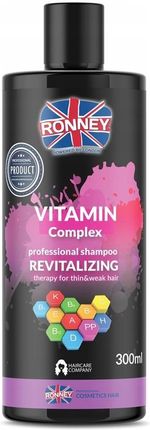 Ronney Vitamin Complex Revitalizing Szampon Rewitalizujący Do Włosów Cienkich I Osłabionych 300 ml