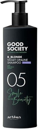 Artego Szampon Good Society 05 B_Blonde Violet Opaline Neutralizujący Żółte Refleksy 1000 ml
