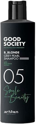 Artego Szampon Good Society 05 B_Blonde Grey Pearl Neutralizujący Żółto Pomarańczowe Refleksy 250 ml