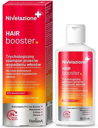 Farmona Nivelazione+ Trychologiczny Szampon Przeciw Wypadaniu Włosów Hair Booster Do Nadmiernie Wypadających 100 ml