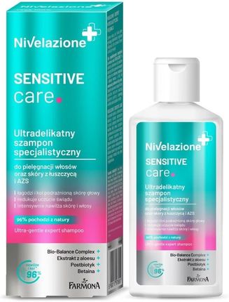 Farmona Nivelazione+ Ultradelikatny Szampon Specjalistyczny Sensitive Care Do Włosów I Skóry Z Łuszczycą Azs 100 ml