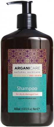 Argani Care Natural Haircare Shea Butter Shampoo Szampon Do Suchych I Zniszczonych Włosów 400 ml