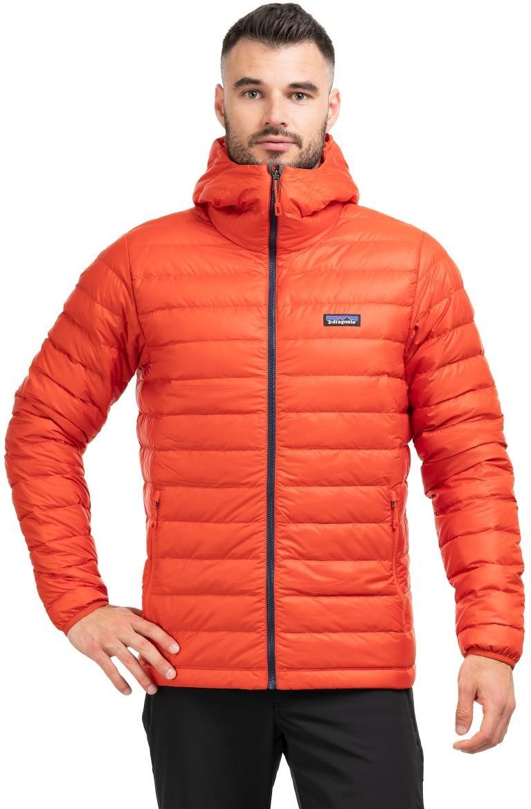 Patagonia Kurtka Down Sweater Hoody Hot Ember Ceny i opinie Ceneo.pl