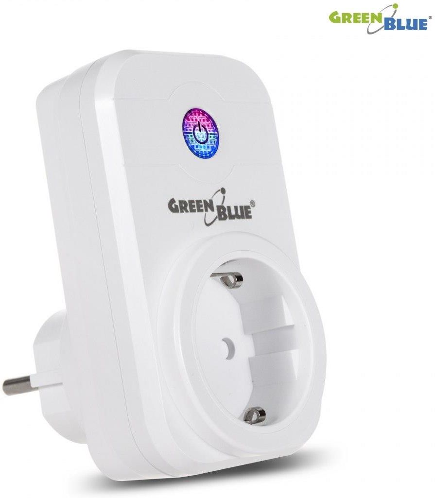 Zdalnie sterowane gniazdko WiFi Android iOS Alexa Google Home timer GreenBlue GB155G max 2000W 8 programów GreenBlue - zdjęcie 2 Zdalnie sterowane gniazdko WiFi Android iOS Alexa Google Home timer GreenBlue GB155G max 2000W 8 programów GreenBlue