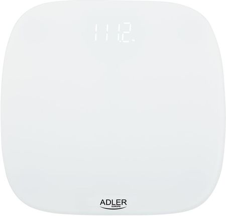 Elektroniczna waga  łazienkowa LED Adler AD 8176 do 180 kg biała
