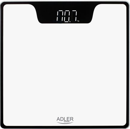 Elektroniczna waga  łazienkowa LED Adler AD 8174w do 180 kg biała