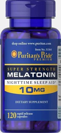 Puritan's Pride Melatonina 10 mg 120 kaps.