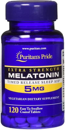 Puritan's Pride Melatonina 5 mg 120 tab.