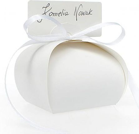 Cocobird Pudełeczka Na Słodycze Białe Z Białą Wstążką (68P)