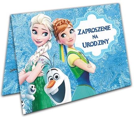 Cocobird Zaproszenia Na Urodziny Kraina Lodu Anna I Elsa (ZP48)