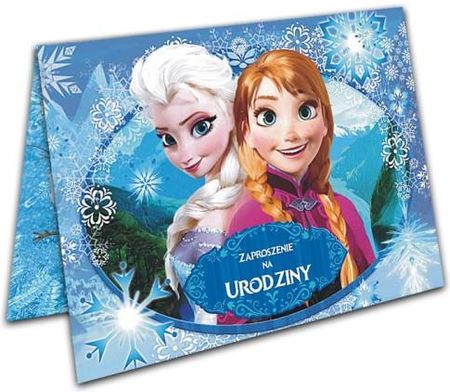 Cocobird Zaproszenia Na Urodziny Kraina Lodu Anna I Elsa Frozen (ZP47)