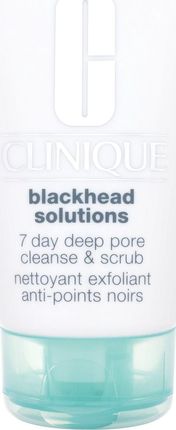 Clinique Blackhead Solutions 7 Day Deep Pore Cleanse & Scrub Oczyszczający Scrub Do Twarzy 125Ml